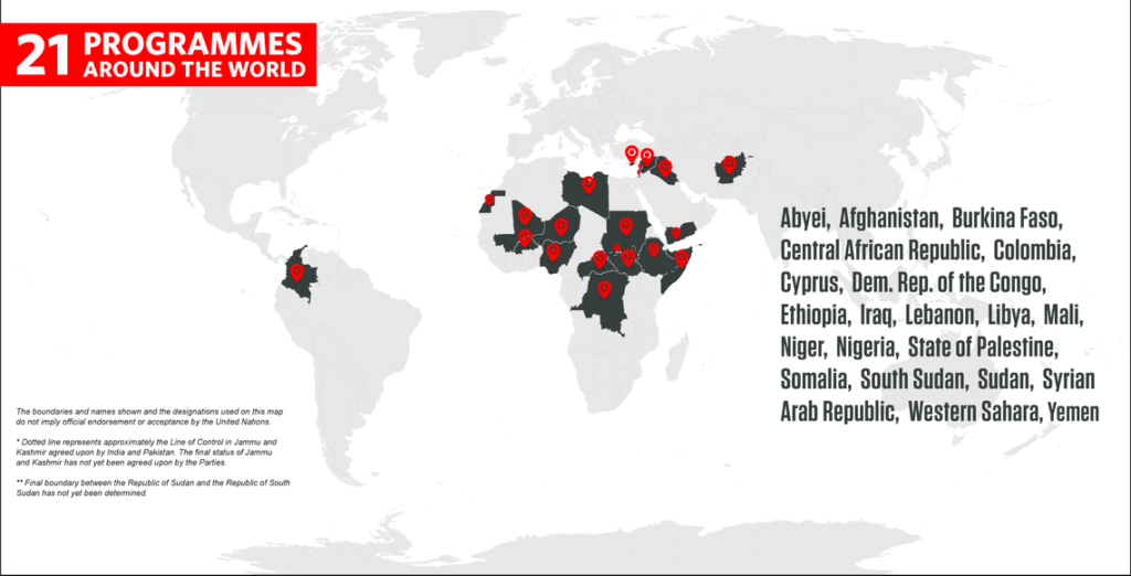 La lutte antimines, l’action des Nations Unies 